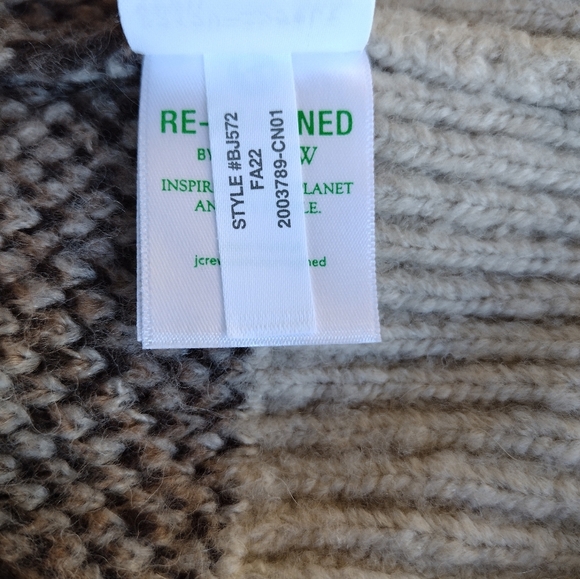 J. CREW Oversized Cardigan Sweater in Leopard Print Size M BJ572 - Picture 6 of 8